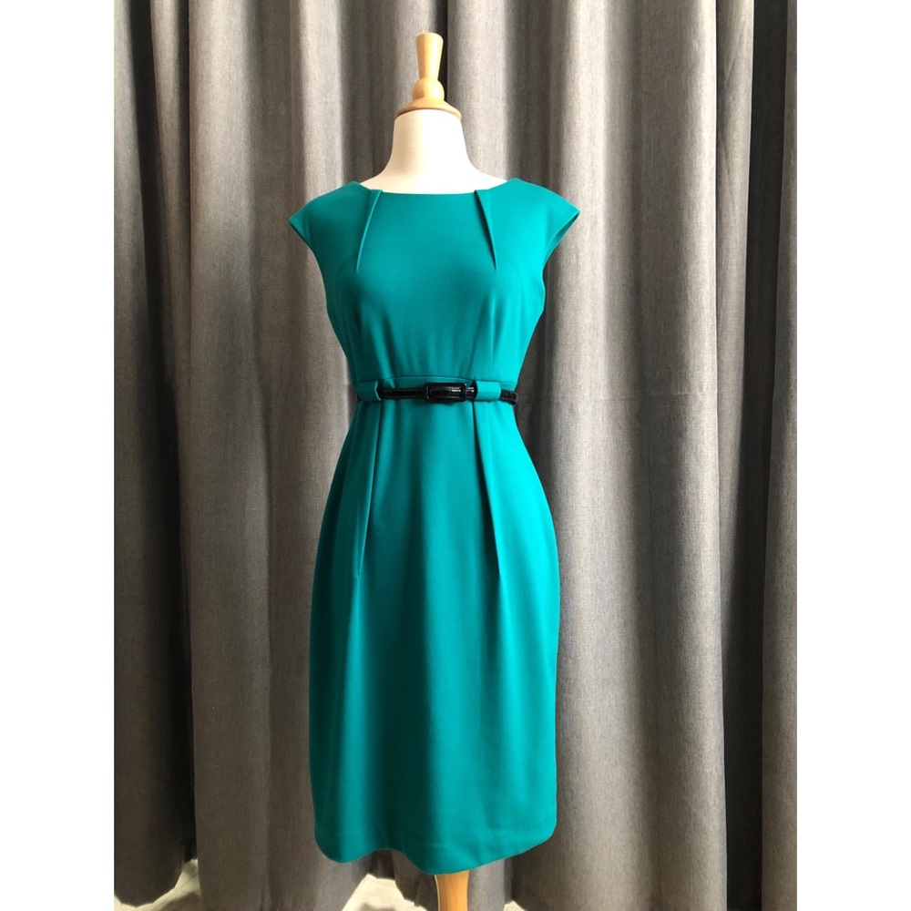 Calvin Klein midi dress with belt